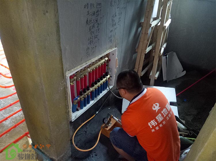 骏逸舒适家地暖施工图
